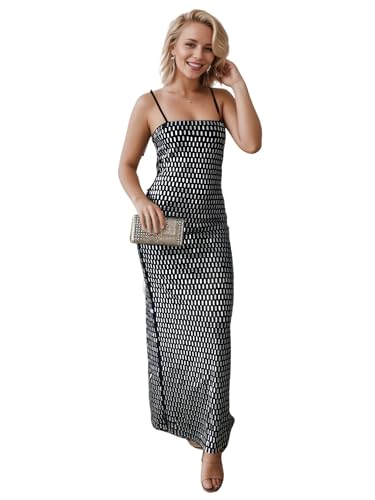Image of Glitter Sequin Prom Dress for Bachelorette,Birthday,Holiday | Elegant Fully Lined Sparkly Rhinestone Long Dresses for Women Birthday /Formal Galas /Wedding Guest /NYE /Homecoming