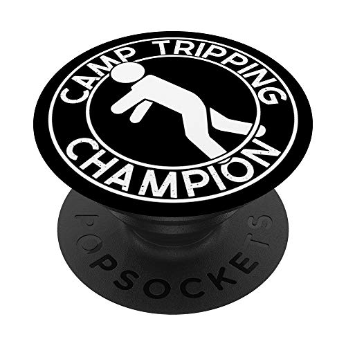 Funny Camping Guy Lines Ropes Camp Joke For Men Women PopSockets PopGrip Interchangeable