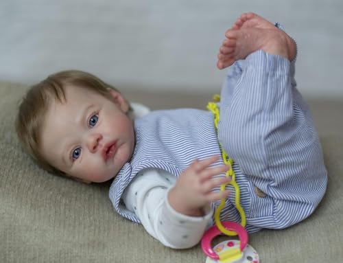 Anano 45 cm Bebés de silicone corpo inteiro realista e recém-nascido boneca bebé repleto realista vinil silicone macio corpo criança com chupeta