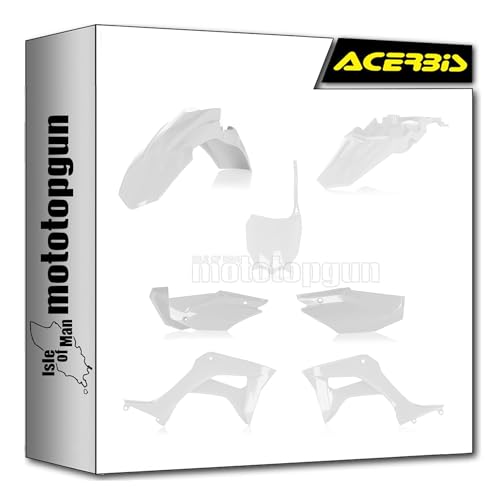 Kit plastique Acerbis blanc Honda CRF 110F 2019 2020 2021 2022