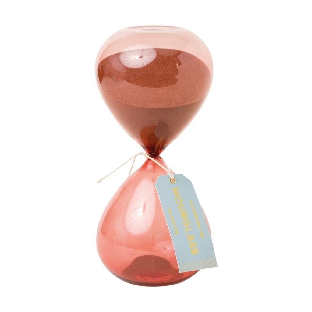 Designworks Ink sablier terre cuite ombré objet en verre soufflé