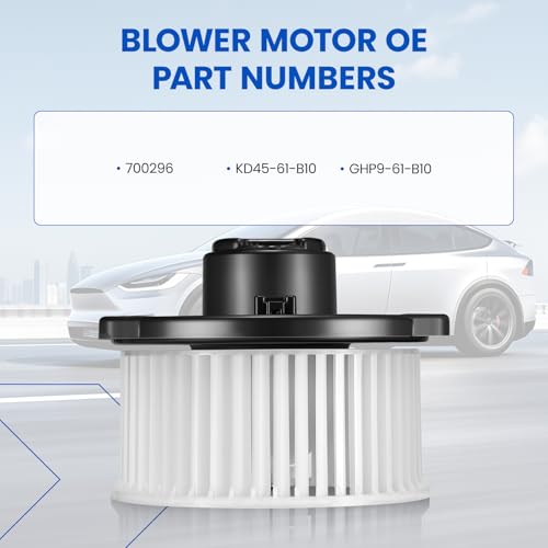 Image of HVAC Blower Motor 700296 Compatible with Mazda 3 2014-2018 L4 2.0L /2.5L, Compatible with Mazda CX-5 2013-2016, KD45-61-B10, GHP9-61-B10, A /C Blower Motor Assembly