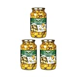Baladna Grüne Oliven mit Stein Kalamata 660 g x 3 Pcs