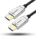 Produktbild FeizLink Glasfaser HDMI Kabel 10m, Unterstützung HDMI2.0 4K@60Hz UHD 18Gbps Dolby Vision YUV4:4:4 HDR HDCP2.2 ARC CEC Ethernet für HDTV/Apple TV/Xbox / PS4 / 4K Projektor/Heimkino/Blu-ray-Player