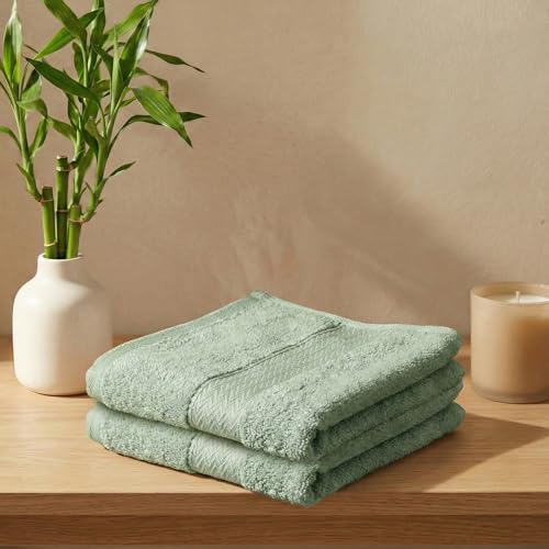Earthy Fables Bamboo Hand Towel 40x60 cm, 600 GSM Bamboo Towel fo...