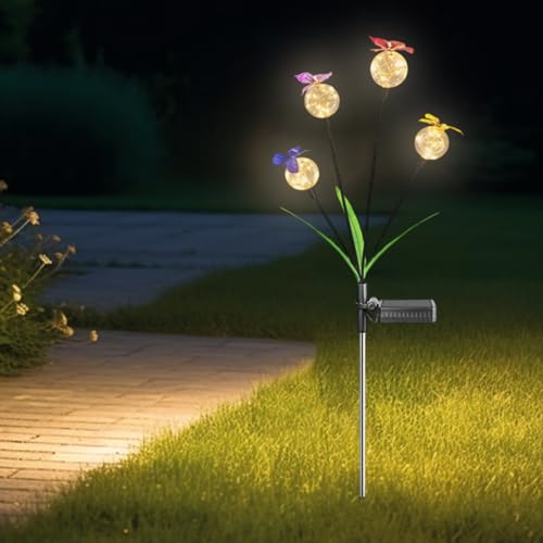 Luces solares para jardín exterior con sensor inteligente de iluminación 3