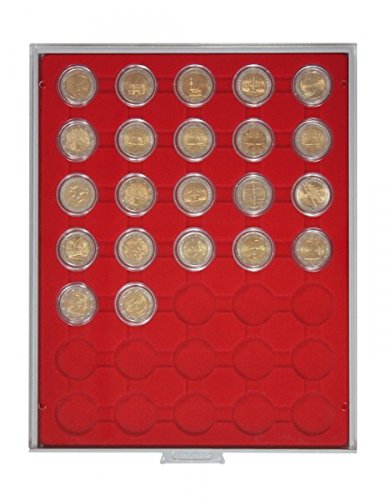Bandeja para Monedas de 32 mm contra Desplazamientos en Cápsulas Lindner 2