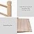 5 ft Wooden Bridges for Outdoors, Foot Bridge, Landscape Bridge Stable and Durable Load Capacity 500lbs Indoor and Outdoor Use Wooden Garden Bridge for Backyard Garden Decor Burlywood Color