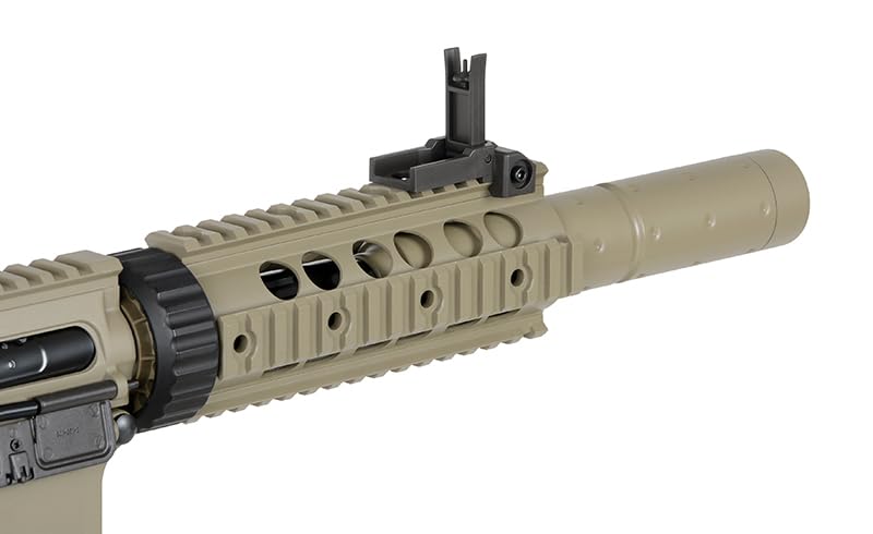Fusil Rifle réplica Airsoft eléctrico CM.513 M4 Tan Cyma con batería, Cargador de batería y Cargador de Bolas hi-Cap