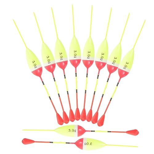 Bâtons de pêche stabilisés grâce aux supports Mipcase en EVA jaune - 6
