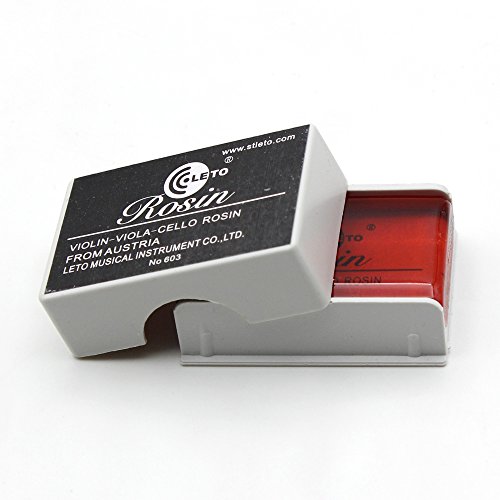 Rosin Colofonia Greek Pitch Resina para aumentar la fricción violín viola violonchelo instrumento de cuerda frotada Ayudante un mejor rendimiento con caja facilitar el uso y transporte