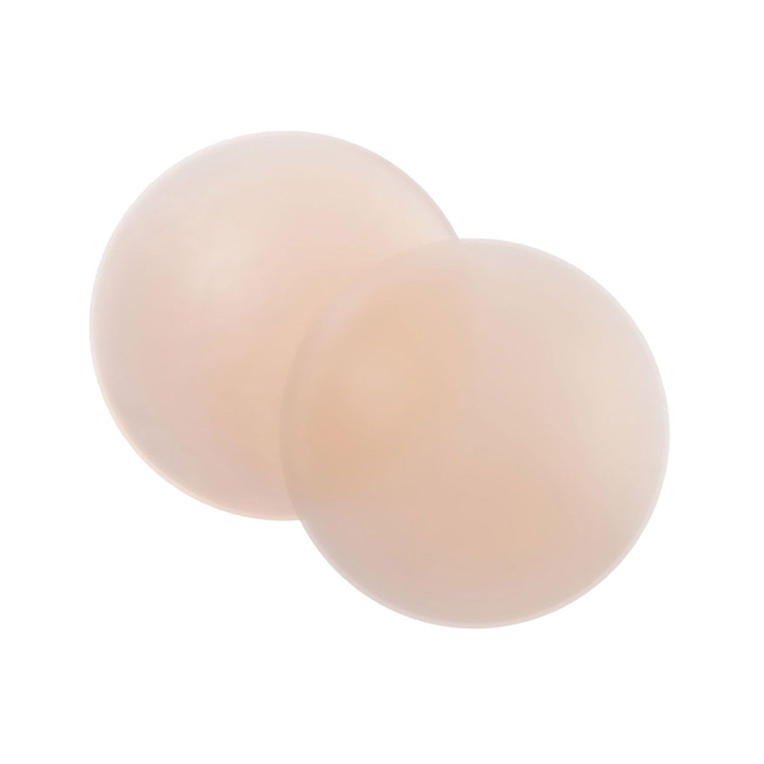 LIVELY The Smooth Stickies Nipple Covers for Women | Reusable Silicone Adhesive Stickies Smooth and Cover Your Nips | One Set