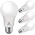 Energetic Lighting 60W Equivalent A19 LED Light Bulb, Soft White 2700K, E26 Standard Base, UL Listed, Non-Dimmable LED Light Bulb, 15000 Hrs, 4 Pack