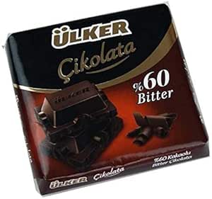 Ülker Çikolata Bitter %60 Kare 60G
