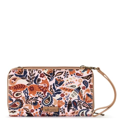 Image of Sakroots Smartphone Crossbody Purse - Women's Cellphone Bag & Wallet For Everyday - Convertible Wristlet With Zipper