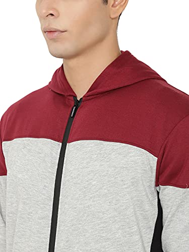 Image of CHKOKKO Fleece Men Hooded Neck Jacket