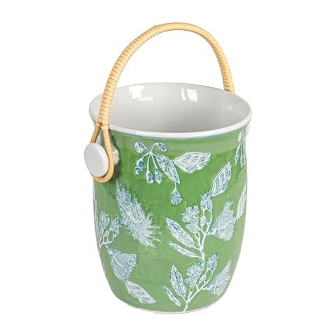 Creative Co-Op Green Ceramic Wine Cooler Cover