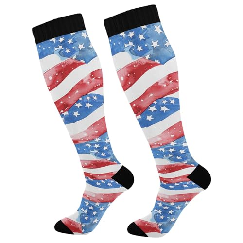 Image of JUNZAN Compression Socks Women Comfort Circulation Long Socks