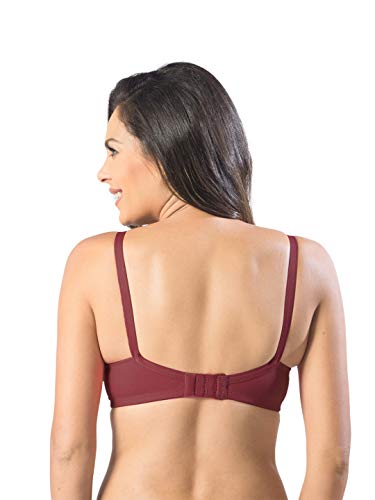 Image of SONARI Womens Non Padded Cotton T Shirt Bra | Wire Free, Medium Coverage, Comfortable and Lightweight | Adjustable Straps, Hook and Eye Closure for Everyday Wear - D-12