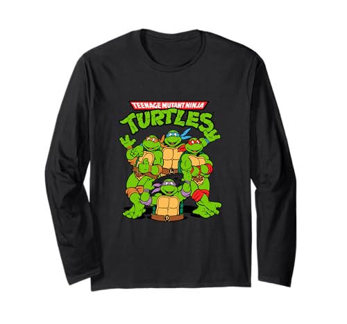 Teenage Mutant Ninja Turtles Team Group Thumbs Up 長袖Tシャツ