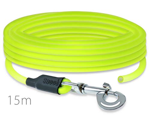 15m ronde riem, sleepriem, neon geel, hondenriem, trainingsriem, zeer stabiel, vuil- en waterbestendig - Image 3