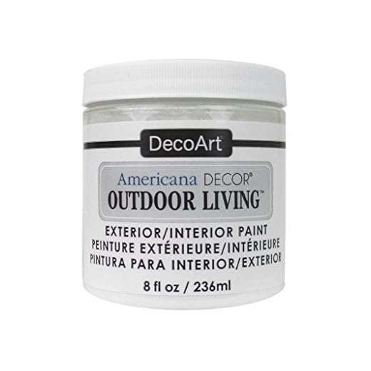 DecoArt PicketFence Americana Outdoor Living 8oz Picket Fence, White, 8 Fl Oz
