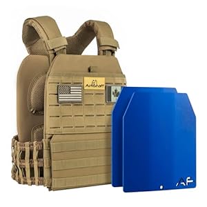 Amstaff Tactical Weighted Vest – Adjustable Weight Vests – Versatile Wearable Vest for Fitness Workouts, Strength and Endurance Training, Running