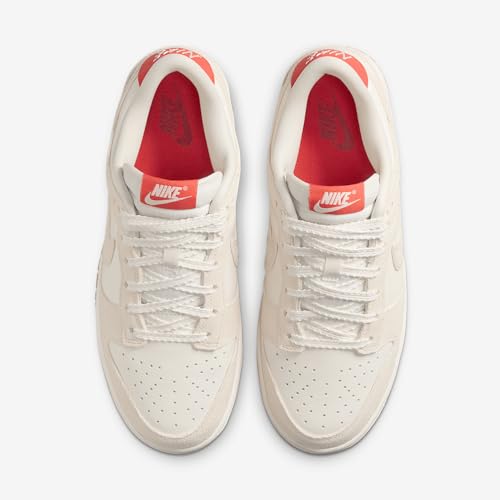 Nike Dunk Low Women's Shoes (HV5231-133, Sail/Picante Red/Flax/Pale Ivory)4