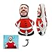 Liifeng Almohada de Foto de Cara Personalizada Papá Noel/Princesa/Doctor/Muscle Men Patrón de Dibujos Animados Cojín de Felpa Personalizado Muñecas Juguetes Regalos de decoración del hogar de Navidad