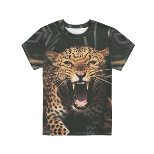 Image of Xhuibop Kids T Shirts for Boys Size 3-16 Girls Short Sleeve Sportswear Active Tops