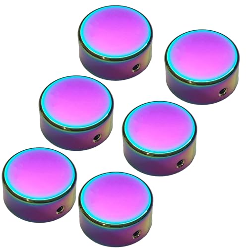 SOLUTEK Footswitch Topper Guitar Pedal Button Caps with 3 Set Screws and Protective Fitting Increasing Accuracy,Comfort for Common Switches 3/8