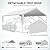 YITAHOME 20x33FT Heavy Duty Party PVC White Tent Wedding Event Shelters Upgraded Galvanized Ripple Canopy with Large Roof Removable Sidewalls & 4 Storage Bags 600D Oxford Commercial