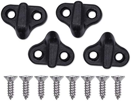 PARACORD PLANET Lashing Hooks 10 Pack - Black Nylon Hooks For Kayak, Canoe, Boat, Paddle Board - View #9