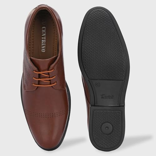 Image of Centrino Formal Shoe for Men | Soft Cushioned Insole for All-Day Comfort | Stylish & Elegant Design | Perfect for Office, Business Casual & Formal Attire 7662
