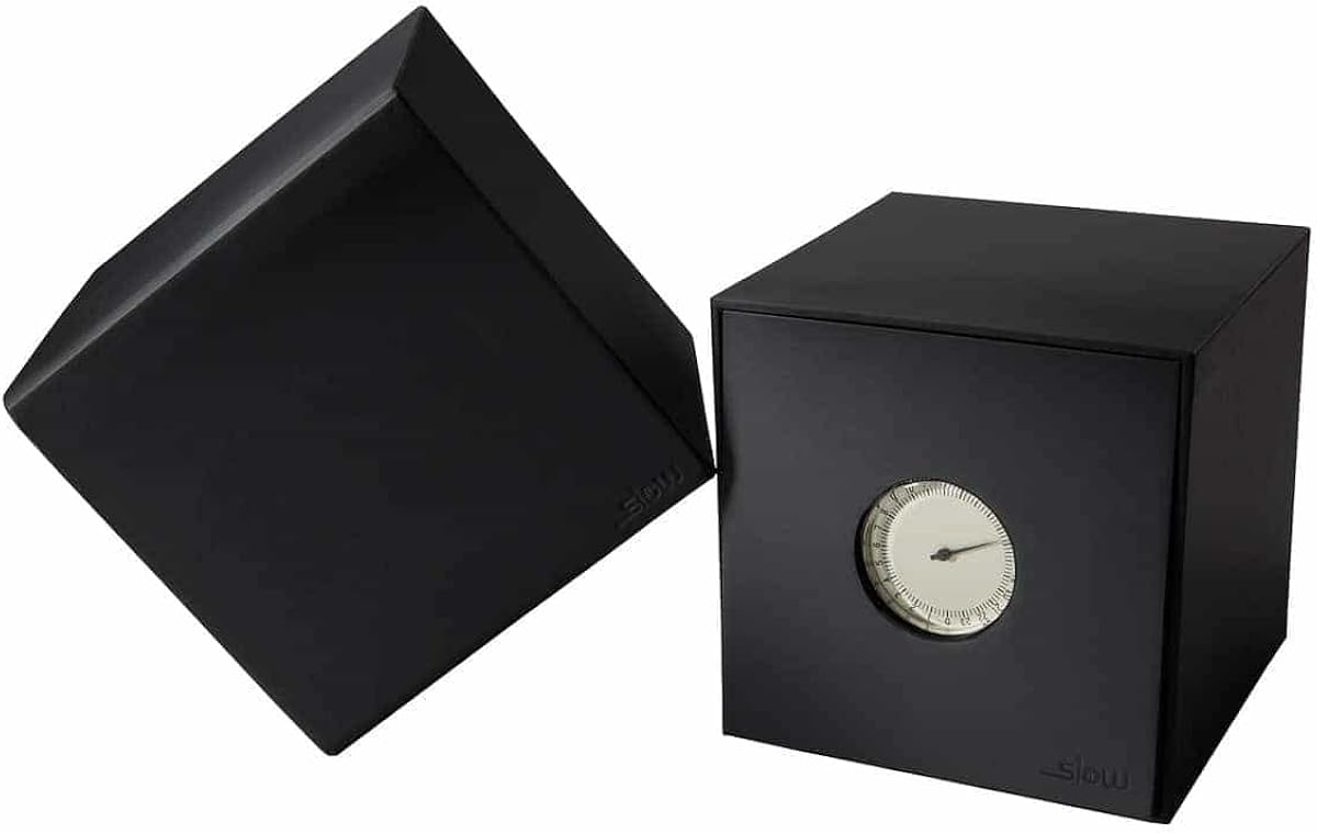 Slow Jo 17 - Orologio da Polso Unisex, Quadrante Argento con Cinturino in Pelle, Colore Marrone scuro