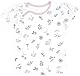 TupTam Baby Mädchen Kurzarm T-Shirt Gemustert Bunt 5er Set, Farbe: Blätter Blumen Herzchen Puderrosa Hellbeige, Größe: 92