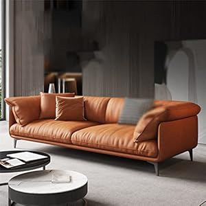 Ladies Foldable Sofa 2 Persons Combination Leather Sofa Luxury Sofa Living Room Furniture, As show, FANCUF-gte3