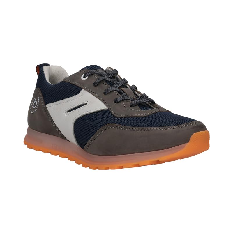 Bugatti Cirino Dark Grey/Dark Blue Mens Mid Top Sneakers - UK 7 (B0CPF7BKCY) Amazon Price History, Amazon Price Tracker
