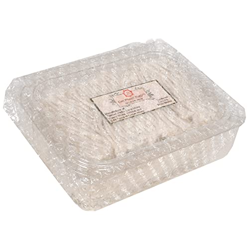 Image of Om Phool Batti Long Cotton Wicks for Diya, Lambi Batti for Puja, (Pack of 1, White) (1500)