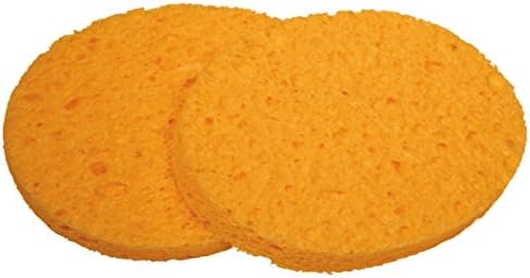 Cosmetics Sponges made from Viscose, 2 Oval Shaped, 11 x 8cm