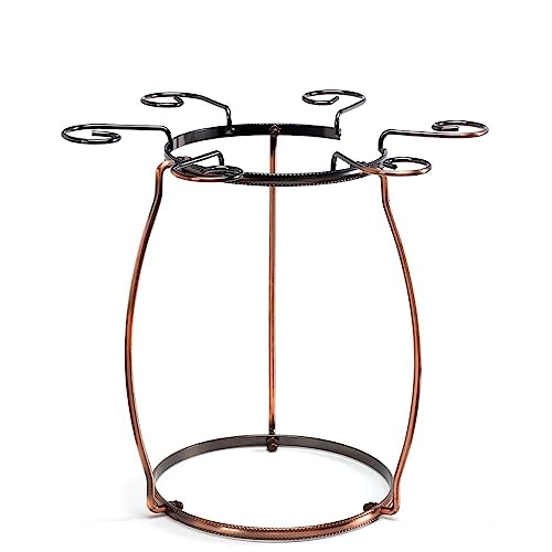 Suporte para Decanter e Taças Vinho Secagem Luxo Decorativo