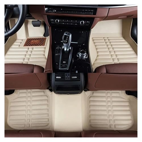 Tapis de sol voiture en cuir pour Civic 10e Gen protection sur mesure
