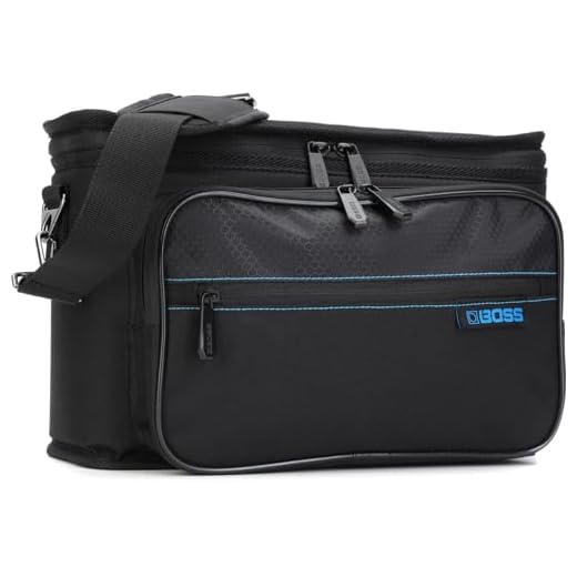 Bolsa de Transporte Boss CB-VE22 | Bolsa a Medida para Cantantes de Directo y Estudio | Apta para los Productos VE-22/VE-20 Vocal Performer, un micrófono y Accesorios | Gran Bolsillo Exterior