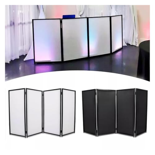 ECOTRIC Portable DJ Facade Booth Foldable Cover Screen