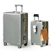 Amazon | [Yuweijie] スーツケース アルミフレームタイプ キャリー