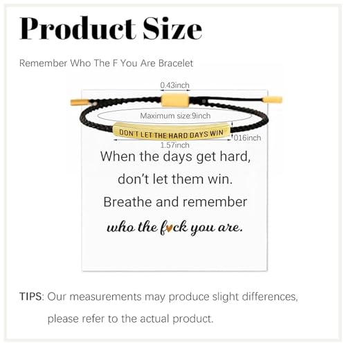 Dont Let the Hard Days Win Bracelet for Women Engraved Bracelets for Women Stainless Steel Serenity Prayer Bracelet Inspirational Bracelet for Women Men Inspirational Jewelry Gifts 6