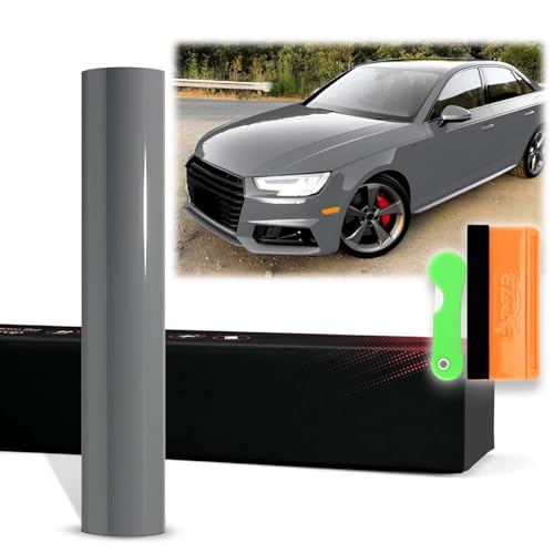 Film vinyle voiture gris brillant pour personnaliser votre carrosserie