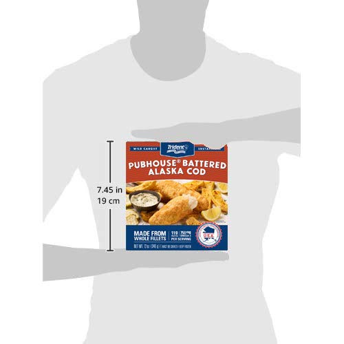 Trident Seafoods 44489684 Pub House Battered Cod - 12 Oz, Frozen thumb #3