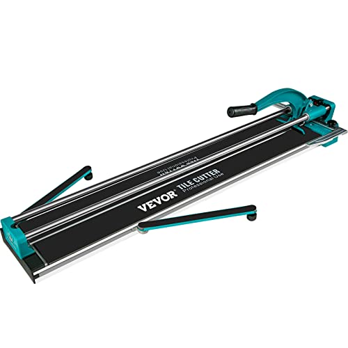 VEVOR Tile Cutter, 39in/1000mm Manual Ceramic Floor Tile Cutter, All-Steel Frame Cutting Machine, Precise Tile Cutter Tools w/Laser Guide & Tungsten Carbide Wheel, Large Tile Cutter For Porcelain
