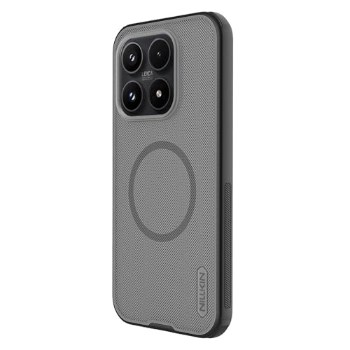 Image of Nillkin Case for Xiaomi Mi 17 (6.3 inch Inch) Super Frosted Shield Pro Magnetic Hard Back Soft Border (PC + TPU) Cover Raised Bezel Camera Protect Transparent Black Color